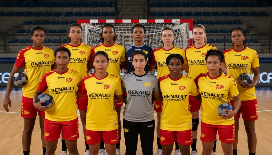 Équipe senior féminine USR Handball Sainte-Rose