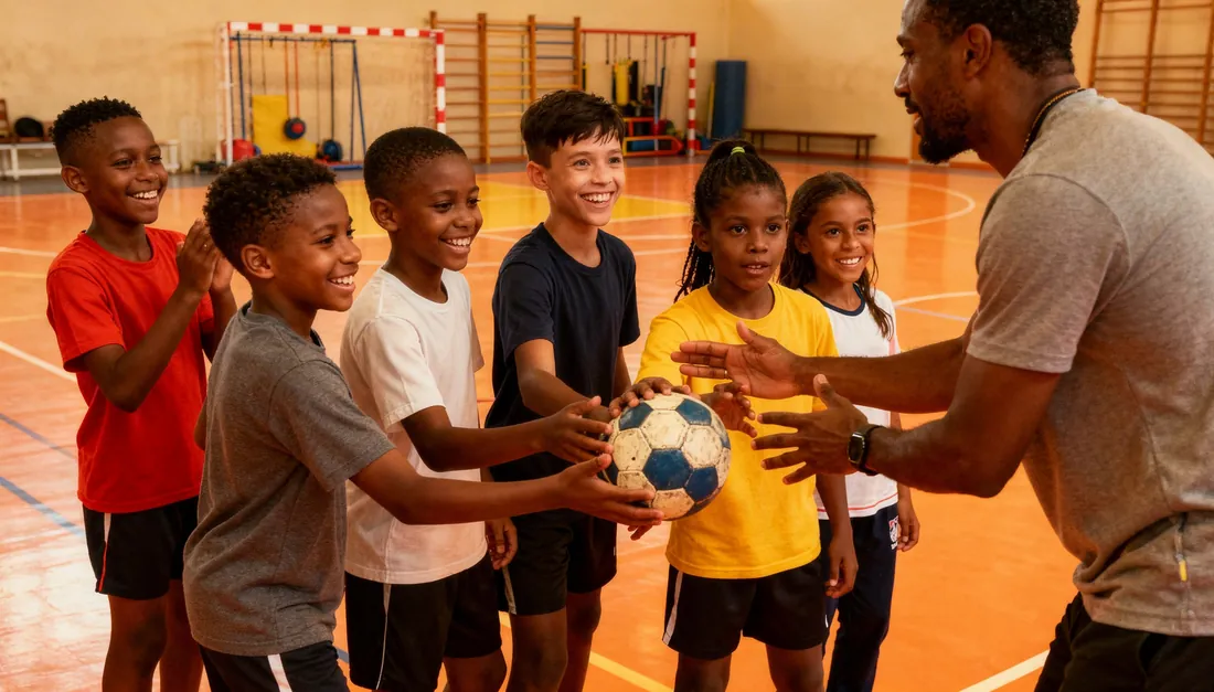Jeunes handball USR Handball Sainte-Rose Guadeloupe